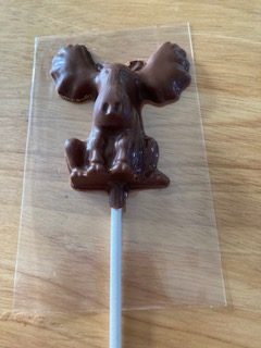 Canadian Chocolate Moose on Stick